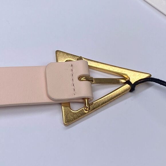 Bottega Veneta Triangle-Buckle Leather Belt size 80/32” main image 4